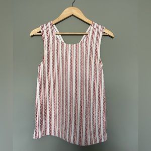 Madewell Stripe Cross-Back Tank